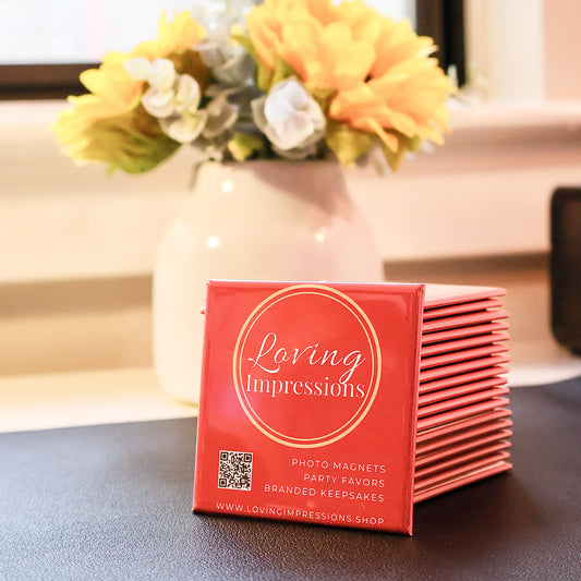 2.5x2.5 SQUARE CUSTOM PHOTO MAGNETS - BULK