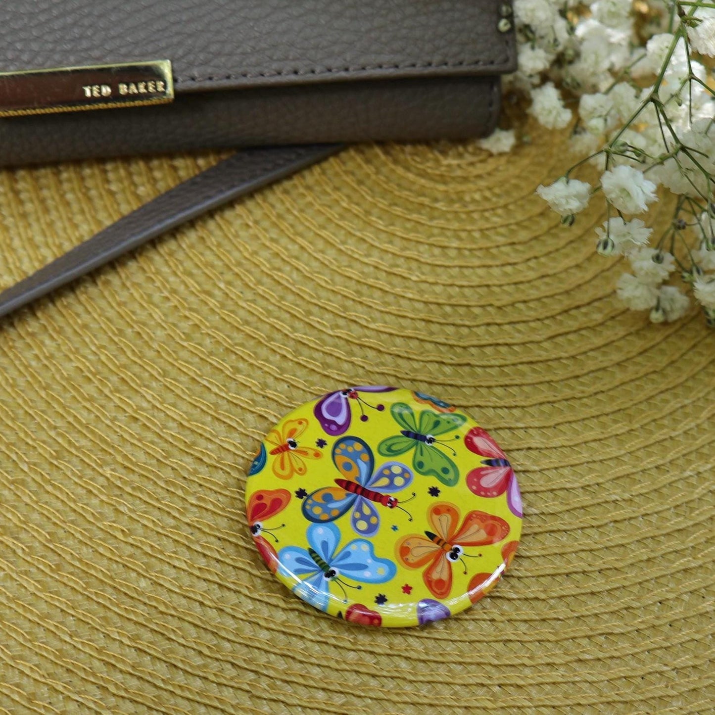 Butterfly Pocket Mirror | 2.25” Cute Compact Mirror